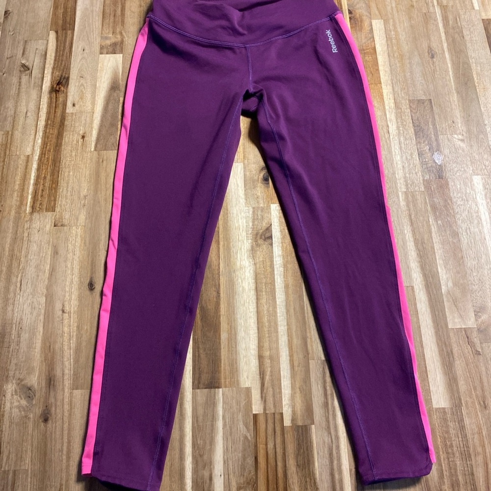 Reebok Purple/Pink Capri Leggings